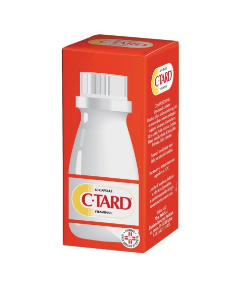 C-Tard Rilascio Prolungato Vitamina C 60 Capsule 500 mg