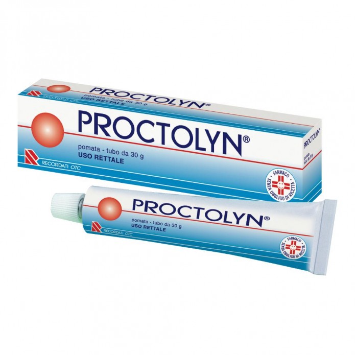 Proctolyn Crema Rettale da 30 Grammi - Per Il Trattamento Delle Emorroidi Interne Ed Esterne