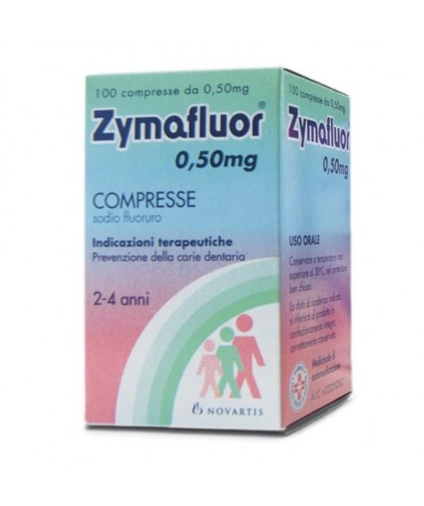 Zymafluor 0.50 Mg 100 Compresse - Per la Prevenzione della Carie Dentaria
