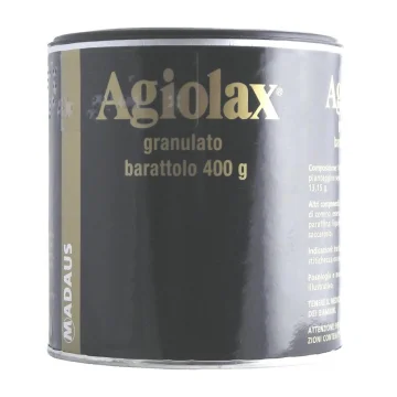 Agiolax granulato orale barattolo 400 g - Trattamento per la stitichezza occasionale