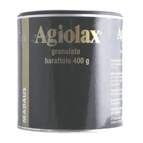Agiolax granulato orale barattolo 400 g - Trattamento per la stitichezza occasionale