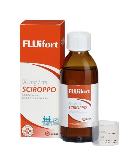 Fluifort Sciroppo 200ml 9% con misurino
