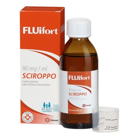 Fluifort Sciroppo 200ml 9% con misurino