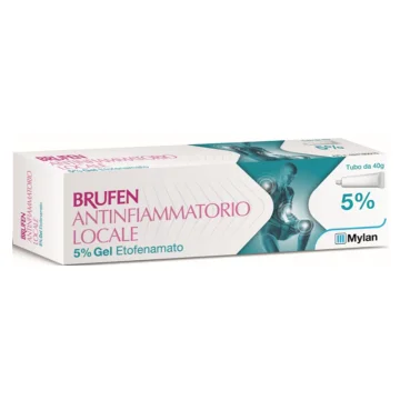 BRUFEN ANTIFIAMMAT*GEL 40G 5%