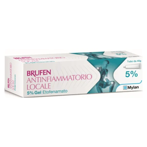 BRUFEN ANTIFIAMMAT*GEL 40G 5%