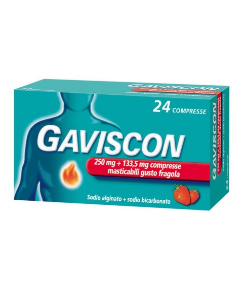 Gaviscon*24cpr Frag250+133,5mg