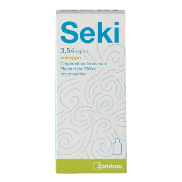 Seki Sciroppo 3,54 mg/ml Flacone 200 ml - Per tosse secca Seki Sciroppo 3,54 mg/ml Flacone 200 ml - Per tosse secca