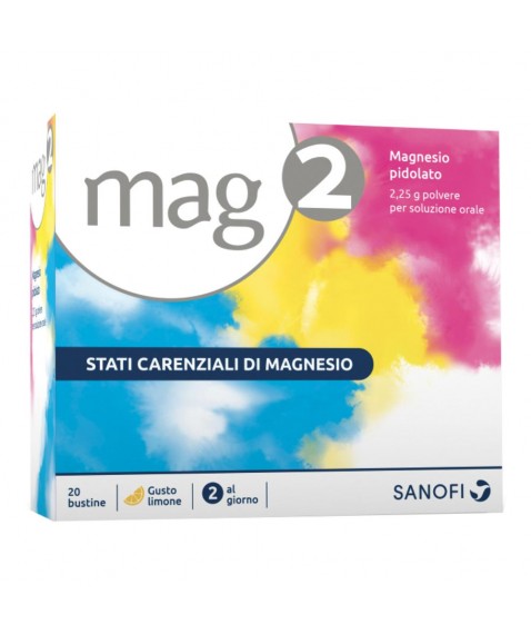 Mag 2 granulato orale 20 buste 2,25 g Integratore di magnesio