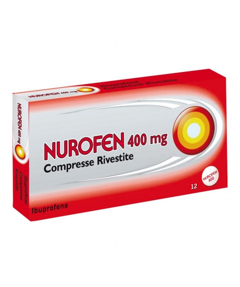 Nurofen 12 Compresse Rivestite 400mg Pvc/al - Farmaco Analgesico e Antinfiammatorio