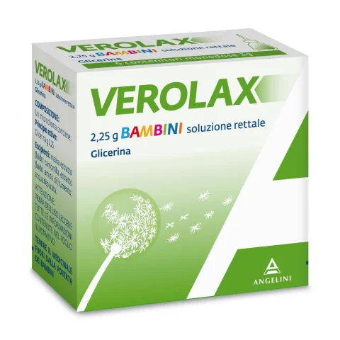 Verolax Bambini Soluzione Rettale 6 Microclismi 3g