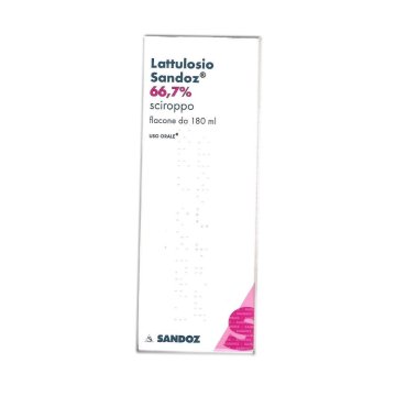 Lattulosio Sandoz sciroppo 180 ml Trattamento per la stitichezza occasionale