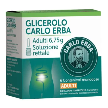 Glicerolo adulti 6 contenitori 6,75g Microclismi per stitichezza occasionale