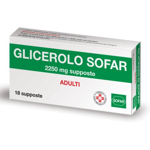 Glicerolo*ad 18supp 2250mg