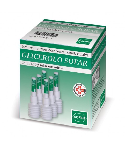 GLICEROLO SOFAR 6 CONTENITORI 6,75G