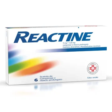 Reactine*6cpr 5mg+120mg Rp