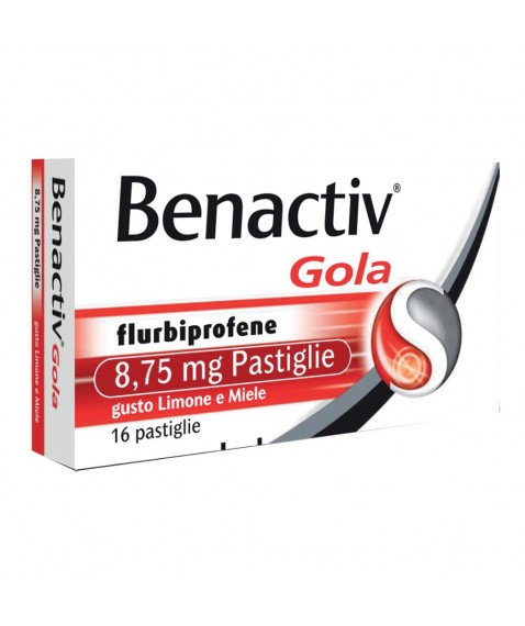 Benactiv Gola 8,75 mg 16 Pastiglie gusto Limone e Miele