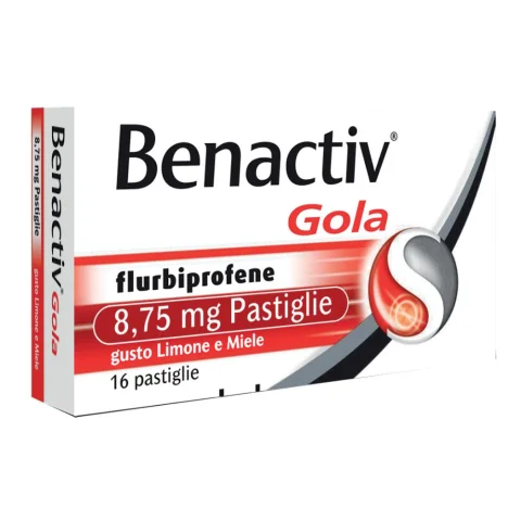 Benactiv Gola 8,75 mg 16 Pastiglie gusto Limone e Miele