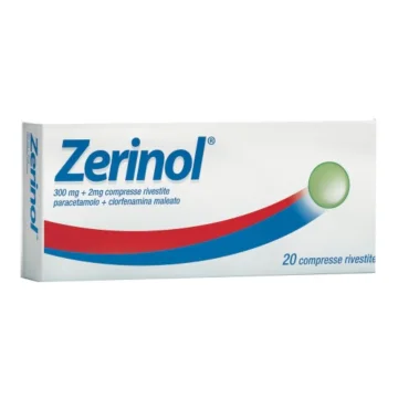 Zerinol SCADENZA 30/09/2026 *20cpr Riv 300mg+2mg
