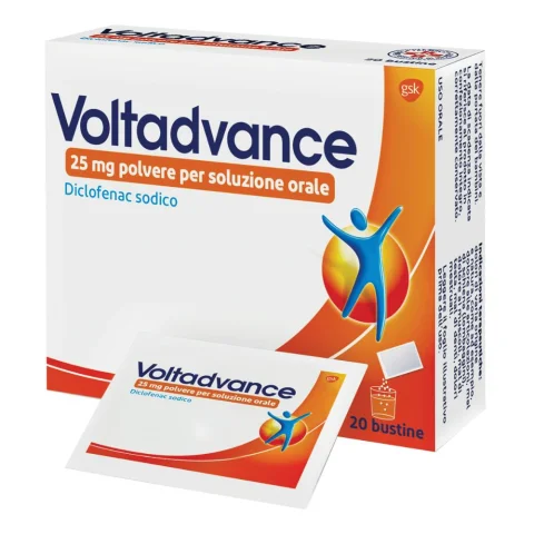 Voltadvance Polvere 20 Buste Uso Orale 25 mg Voltadvance Polvere 20 Buste Uso Orale 25 mg