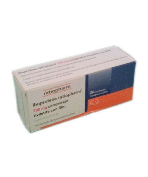 IBUPROFENE RAT*24CPR RIV 200MG