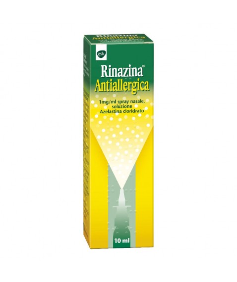Rinazina Antiallergica Spray Nasale 10 ml - Azione diretta e rapida contro i sintomi della rinite allergica
