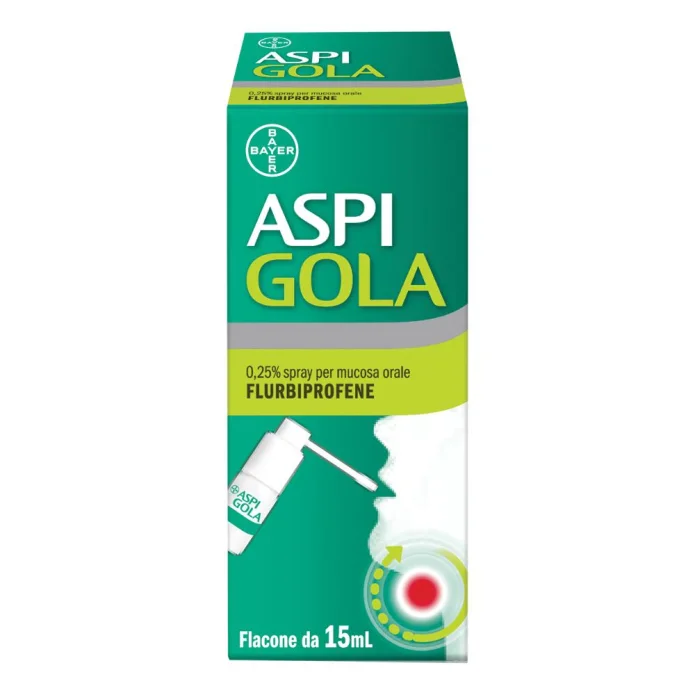 Aspi Gola Spray Antinfiammatorio per il mal di gola