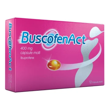 Buscofenact 12 Capsule 400mg - Analgesico e Antinfiammatorio