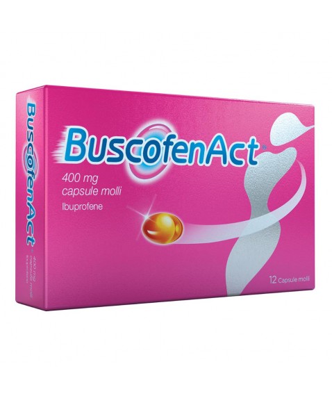 Buscofenact 12 Capsule 400mg - Analgesico e Antinfiammatorio 