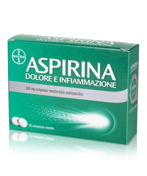 Aspirina Dolore e Infiammazione 20 Compresse 500 mg