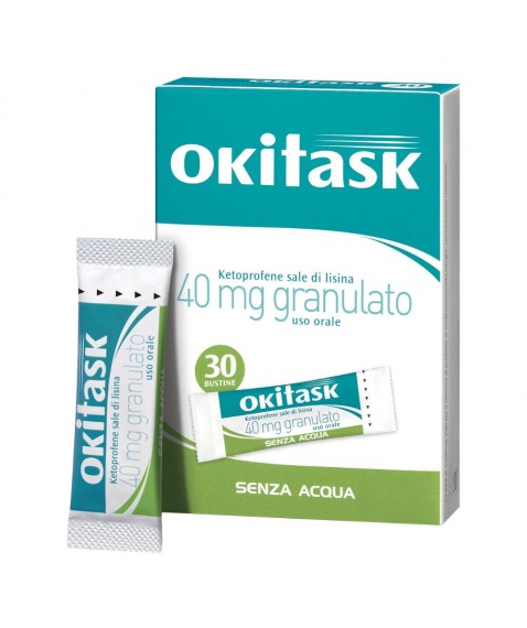 Okitask granulato orale 30 buste 40 mg - Antinfiammatorio E Antidolorifico