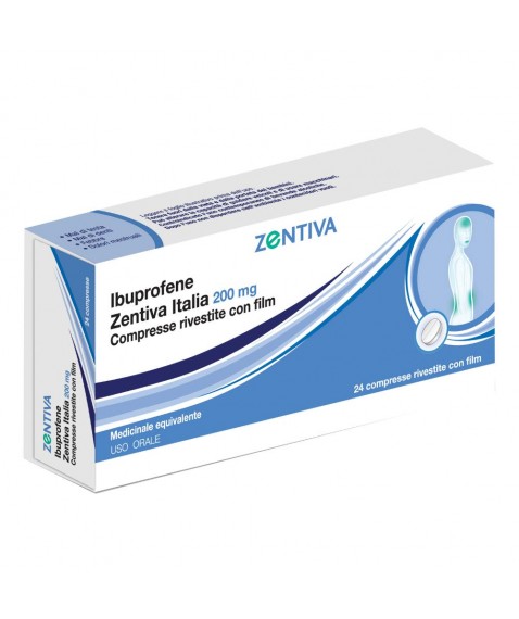 IBUPROFENE ZENT IT*24CPR 200MG