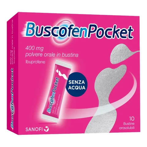 BUSCOFEN Pocket 400mg 10 Bust. BUSCOFEN Pocket 400mg 10 Bust.
