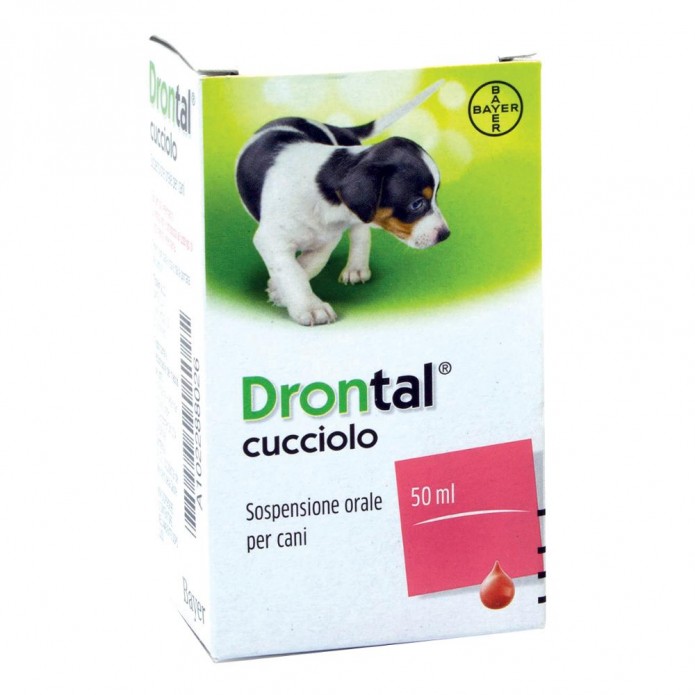 Drontal cane cucciolo antiparassitario sospensione orale 50ml