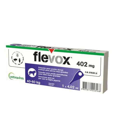 FLEVOX*SPOTON 1PIP 4,02ML CANI