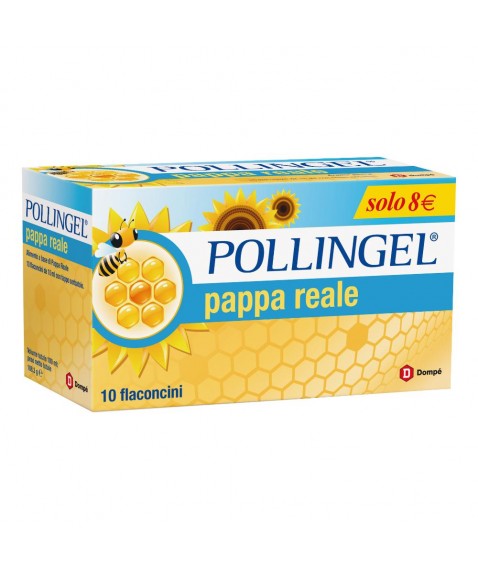 Pollingel Pappa Reale10 Flaconcini - Tonico Energizzante Naturale 