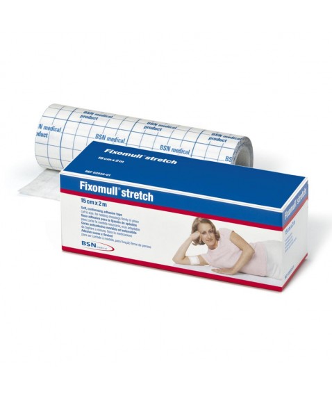 Fixomull Stretch Garza Adesiva 2 m x 15 cm