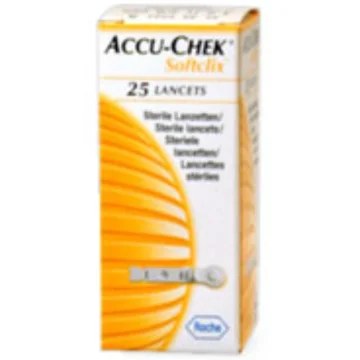 Accu-Chek Softclix 25 Lancette Pungidito Per La Misurazione della Glicemia