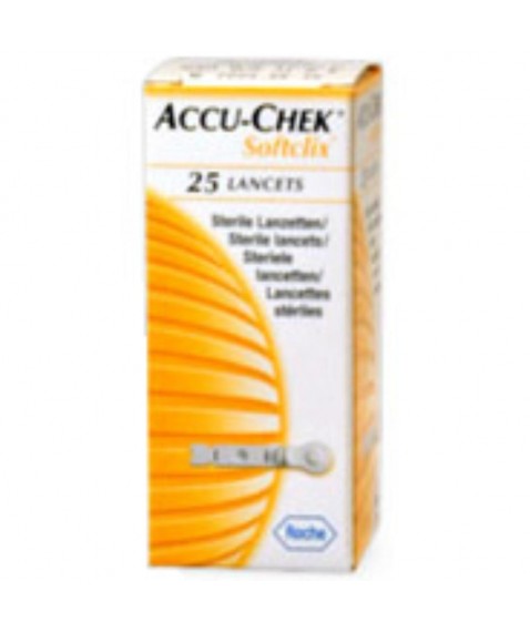 Accu-Chek Softclix 25 Lancette Pungidito Per La Misurazione della Glicemia