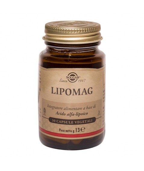 Solgar Lipomag 30 Capsule Vegetali -  Integratore antiossidante 