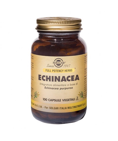 Solgar Echinacea 100 Capsule Vegetali - Integratore alimentare per le difese immunitarie
