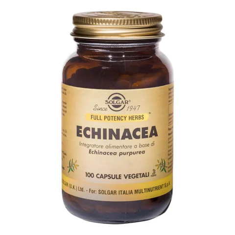 Solgar Echinacea 100 Capsule Vegetali - Integratore alimentare per le difese immunitarie