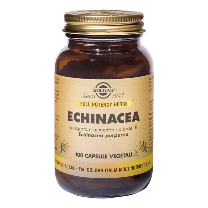 Solgar Echinacea 100 Capsule Vegetali - Integratore alimentare per le difese immunitarie