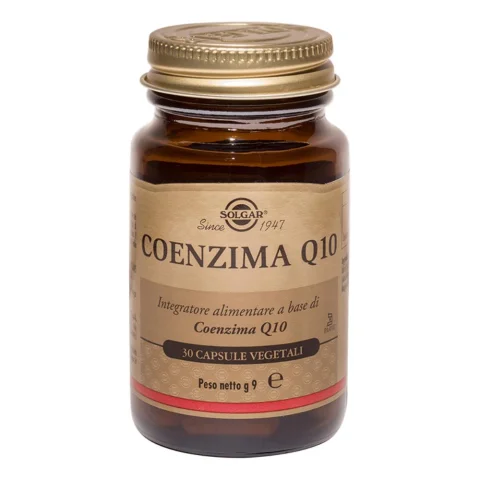 Solgar Coenzima Q10 30 Capsule Vegetali 30 mg - Integratore alimentare antiossidante con 30 mg di Coenzima Q10 per capsula Solgar Coenzima Q10 30 Capsule Vegetali 30 mg - Integratore alimentare antiossidante con 30 mg di Coenzima Q10 per capsula
