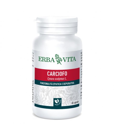 Carciofo 60 Capsule  400 Mg Erba Vita - Per Depurare L'organismo e Favorire La Funzione Epatica