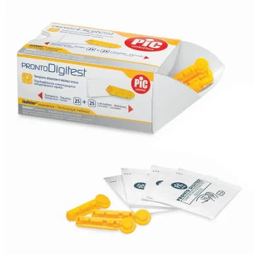 DIGITEST LANCETTE PUNGIDITO 25PZ