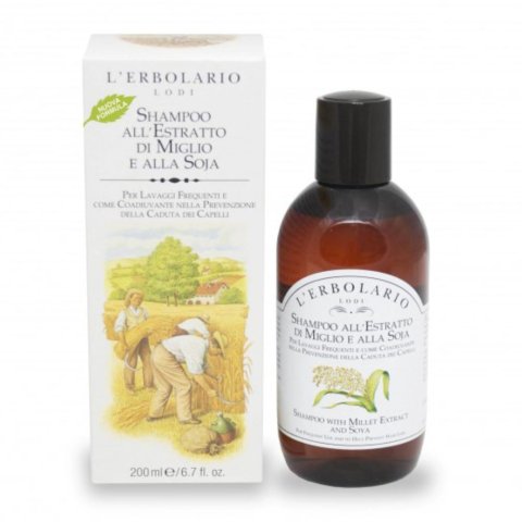 SHAMPOO MIGLIO/SOIA 200ML "L'E SHAMPOO MIGLIO/SOIA 200ML "L'E