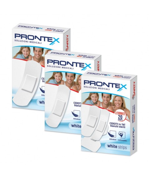 PRONTEX CER WHITE STRIPS 20PZ