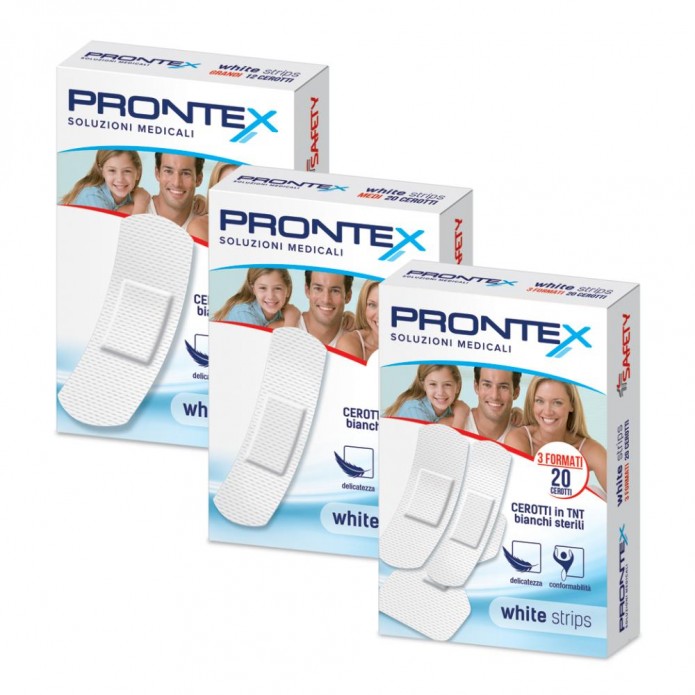 PRONTEX CER WHITE STRIPS 20PZ