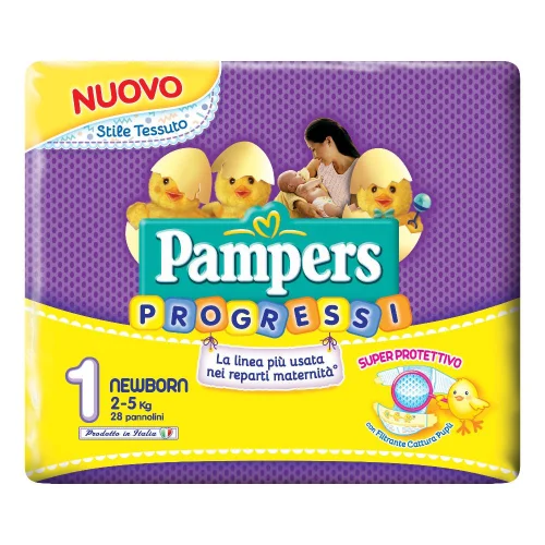 PAMPERS PROGRESSI NEWB 28PZ 0204