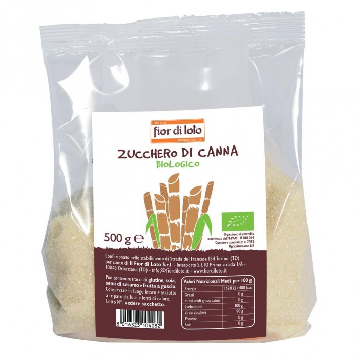 ZUCCHERO CANNA BIO 500GR FDL